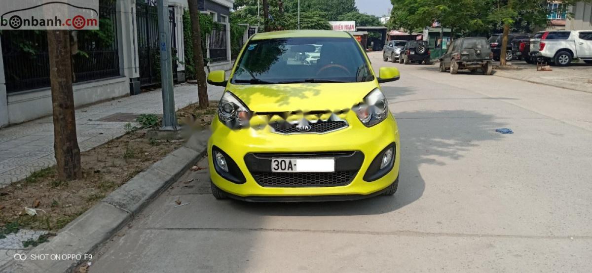 Kia Picanto 2013 - Bán xe Kia Picanto đời 2013, màu xanh lục, số tự động 