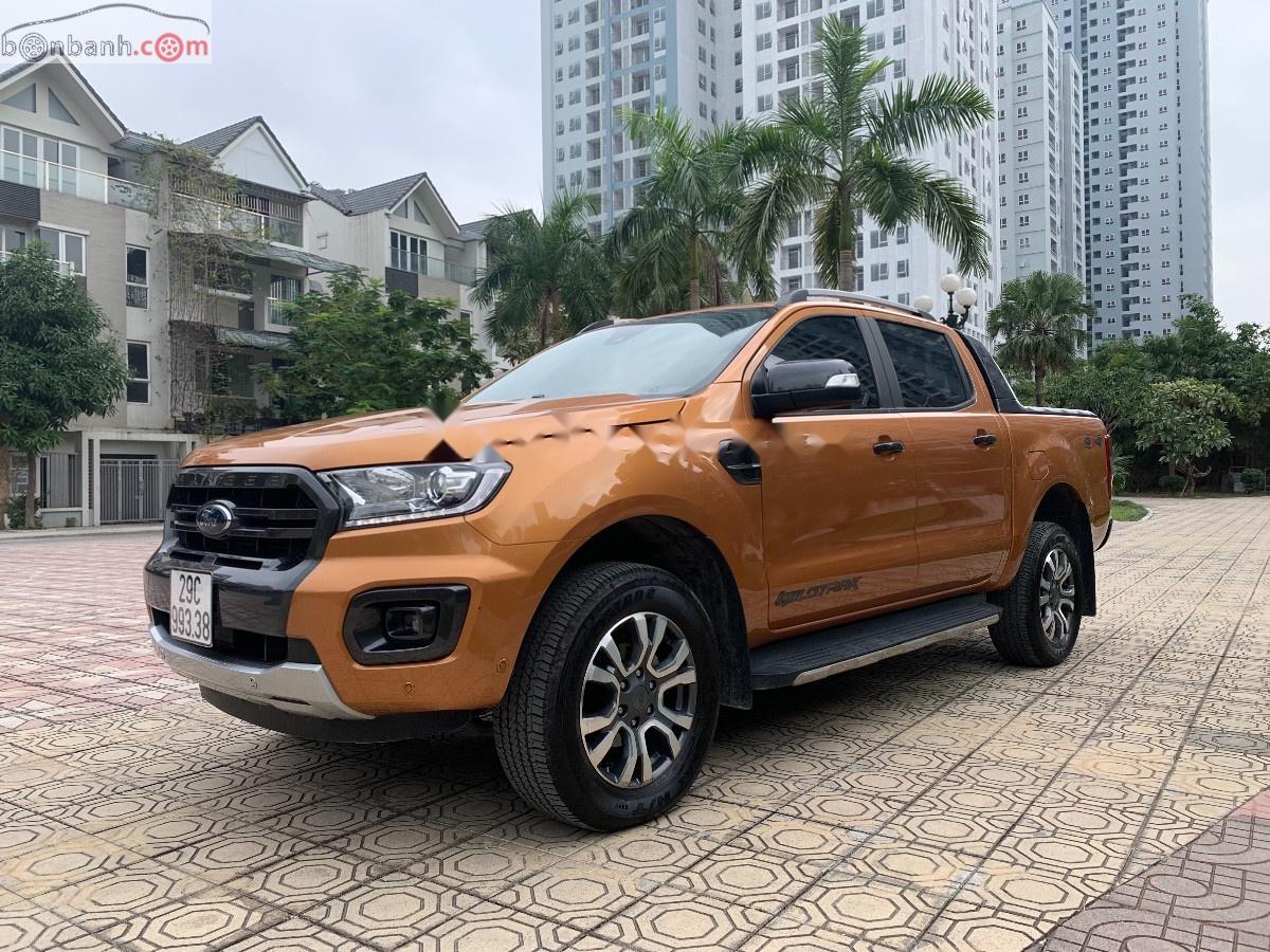 Ford Ranger Wildtrak 2.0L 4x4 AT 2018 - Bán Ford Ranger Wildtrak 2.0L 4x4 AT sản xuất 2018, màu đỏ, nhập khẩu nguyên chiếc 