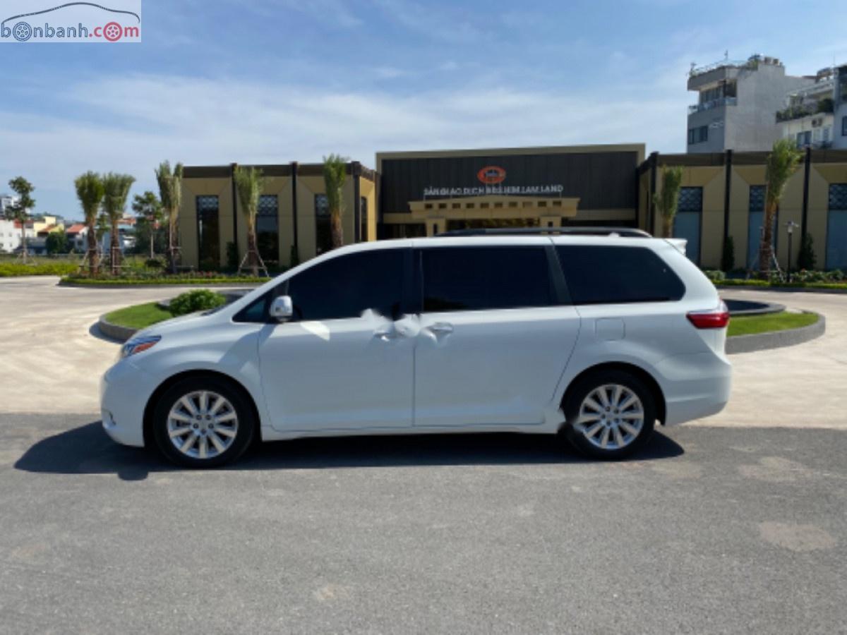 Toyota Sienna 2015 - Cần bán Toyota Sienna Limited 3.5 sản xuất 2015, màu trắng, xe nhập