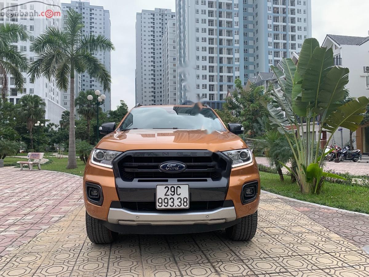 Ford Ranger Wildtrak 2.0L 4x4 AT 2018 - Bán Ford Ranger Wildtrak 2.0L 4x4 AT sản xuất 2018, màu đỏ, nhập khẩu nguyên chiếc 