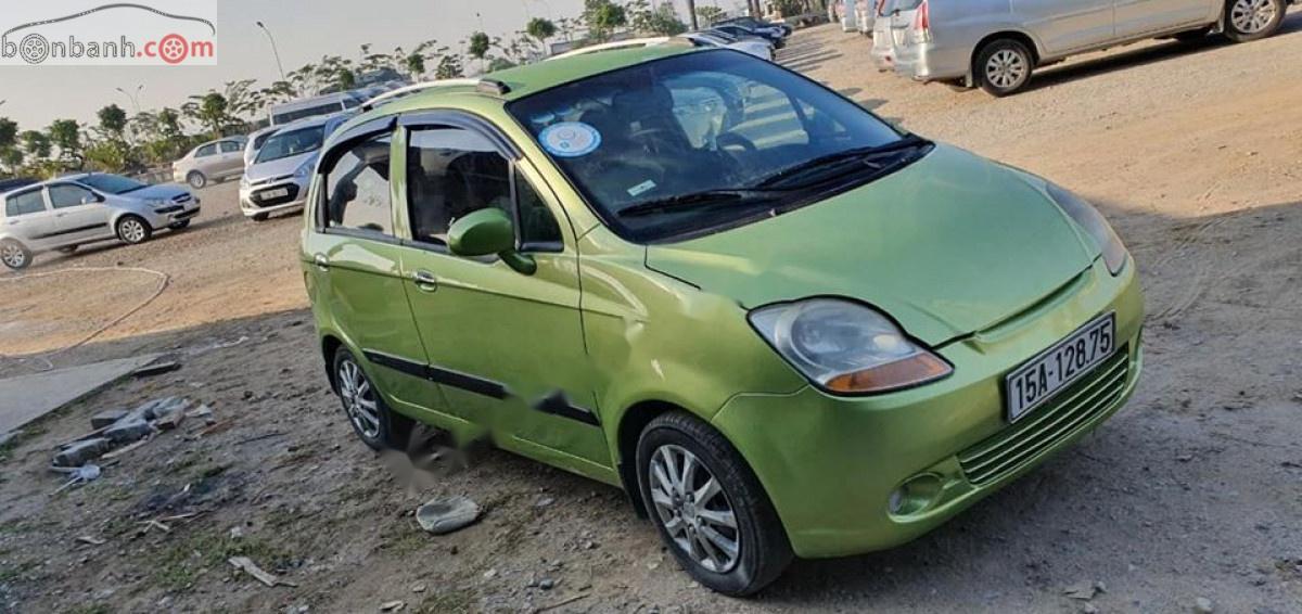 Chevrolet Spark 2008 - Bán xe Chevrolet Spark năm sản xuất 2008, màu xanh lục, giá 79tr