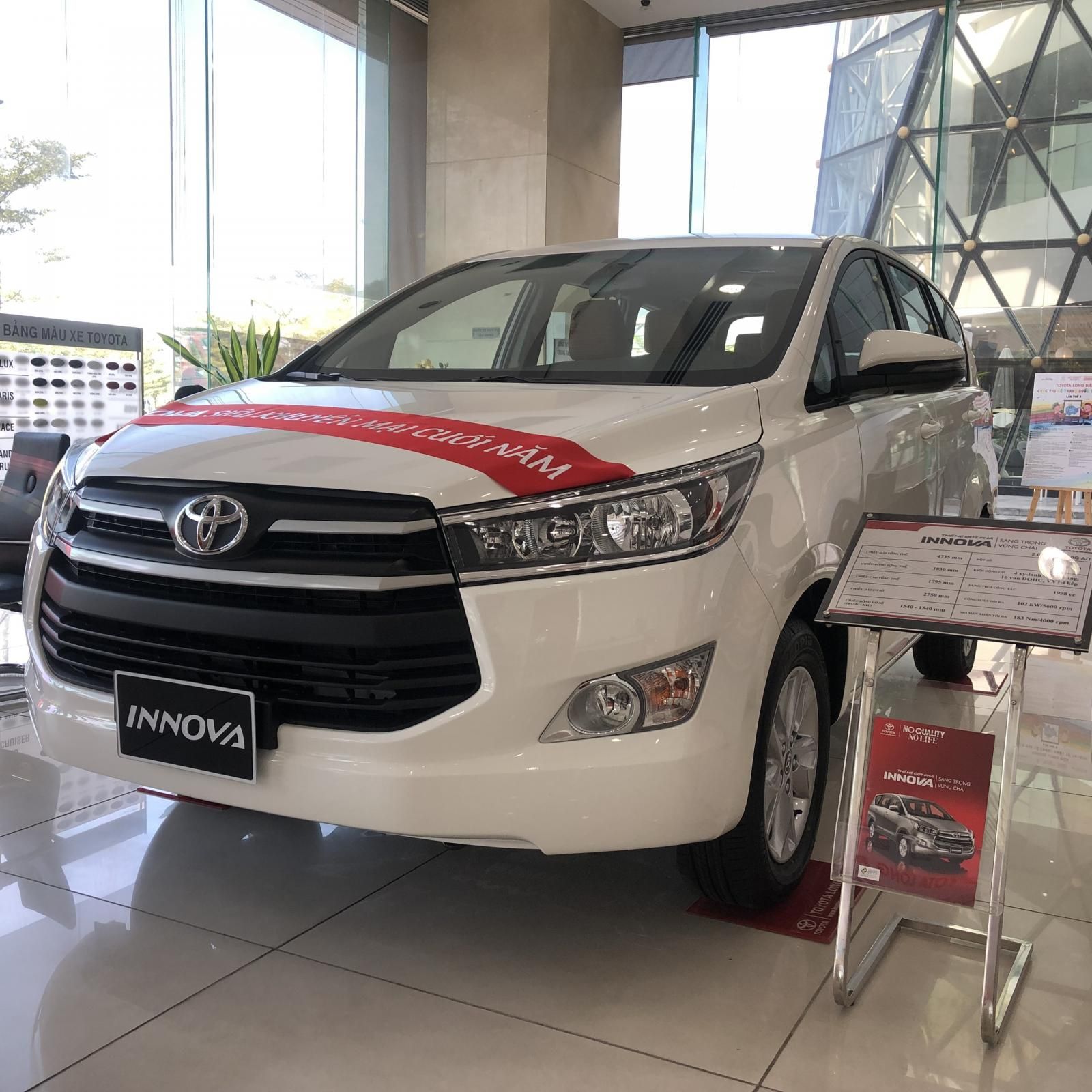 Toyota Innova 2019 - Toyota Long Biên cần bán nhanh chiếc xe Toyota Innova 2.0E đời 2019 - Giao xe nhanh toàn quốc