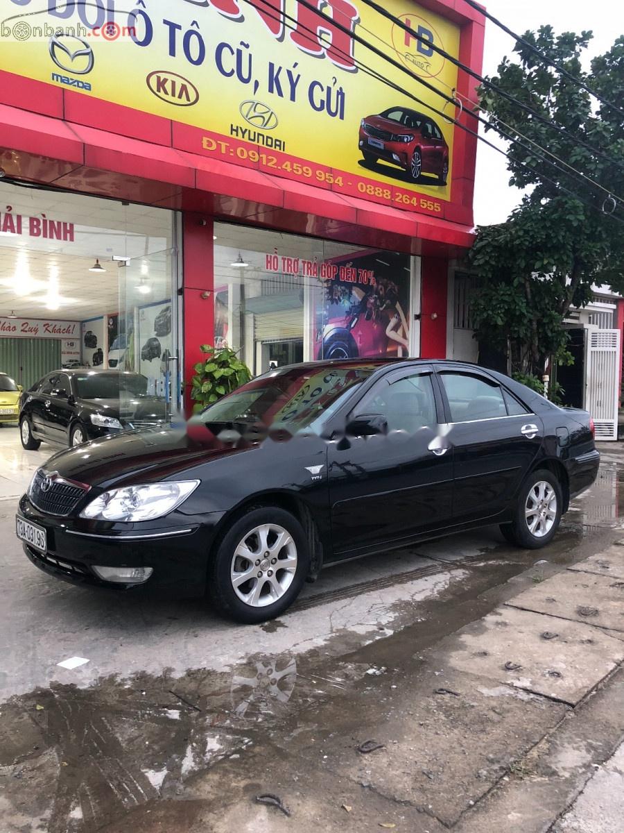 Toyota Camry 2005 - Cần bán lại xe Toyota Camry đời 2005, màu đen