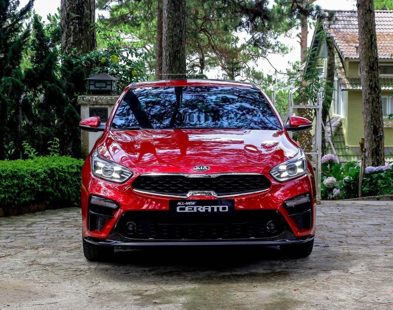 Kia Cerato Premium AT 2019 - Bán Kia Cerato Premium AT đời 2020, màu đỏ, giá cạnh tranh