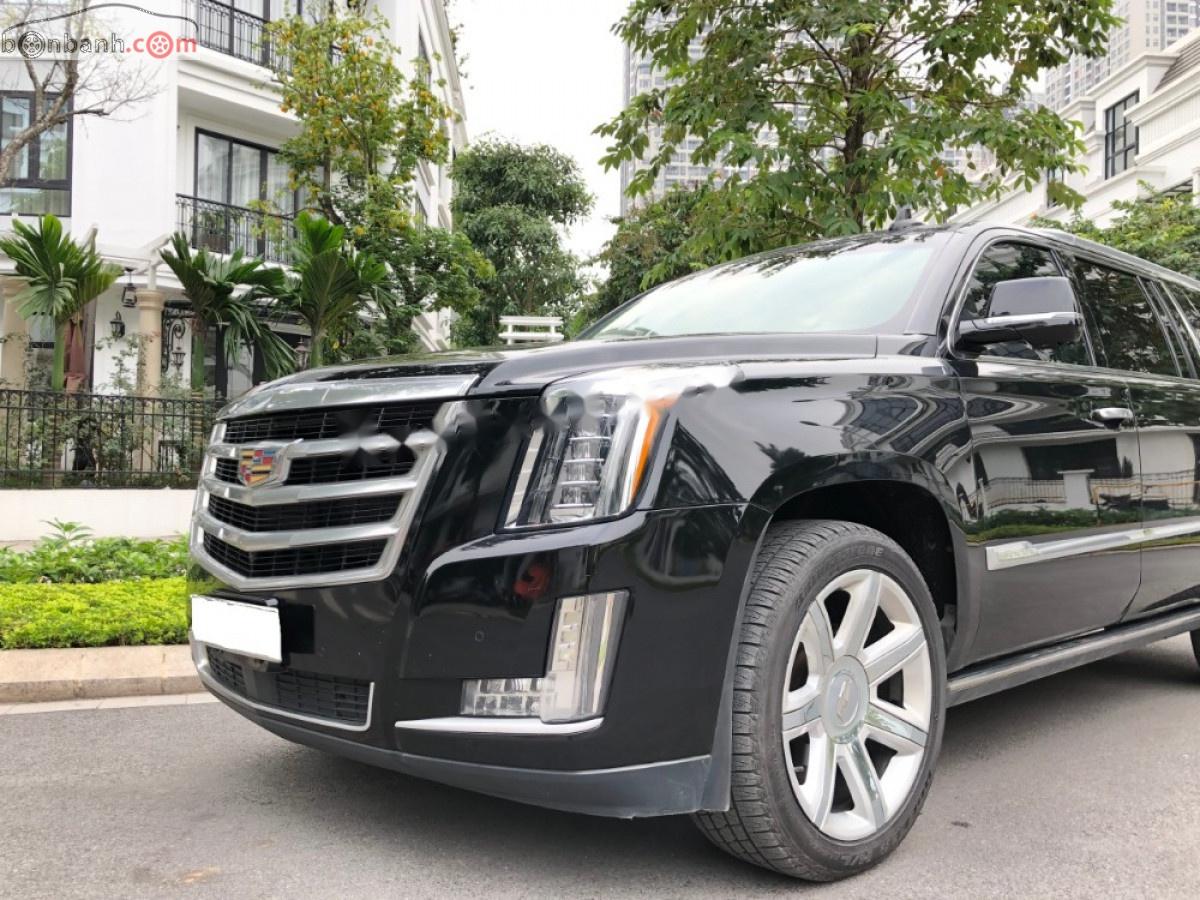 Cadillac Escalade ESV Premium 2015 - Cần bán gấp Cadillac Escalade ESV năm 2015, màu đen, xe nhập như mới