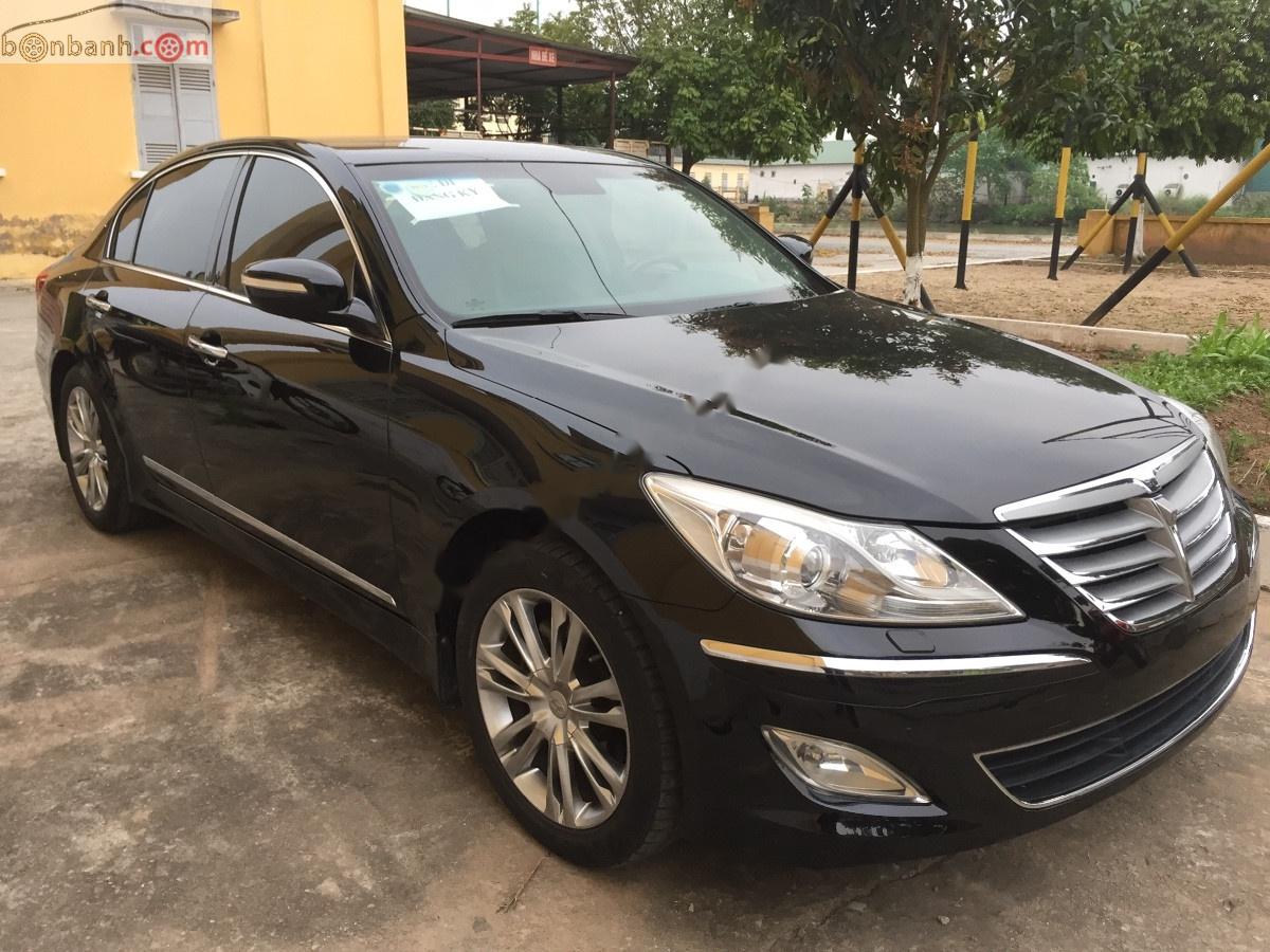 Hyundai Genesis 2011 - Cần bán lại Hyundai Genesis sản xuất 2011, màu đen, xe nhập