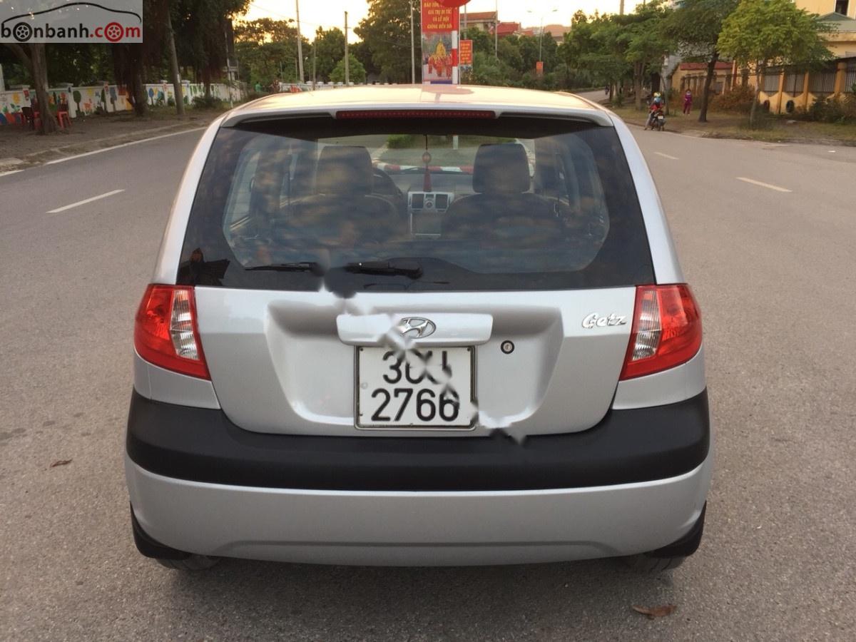 Hyundai Getz 2009 - Cần bán Hyundai Getz 2009, màu bạc, nhập khẩu nguyên chiếc chính hãng