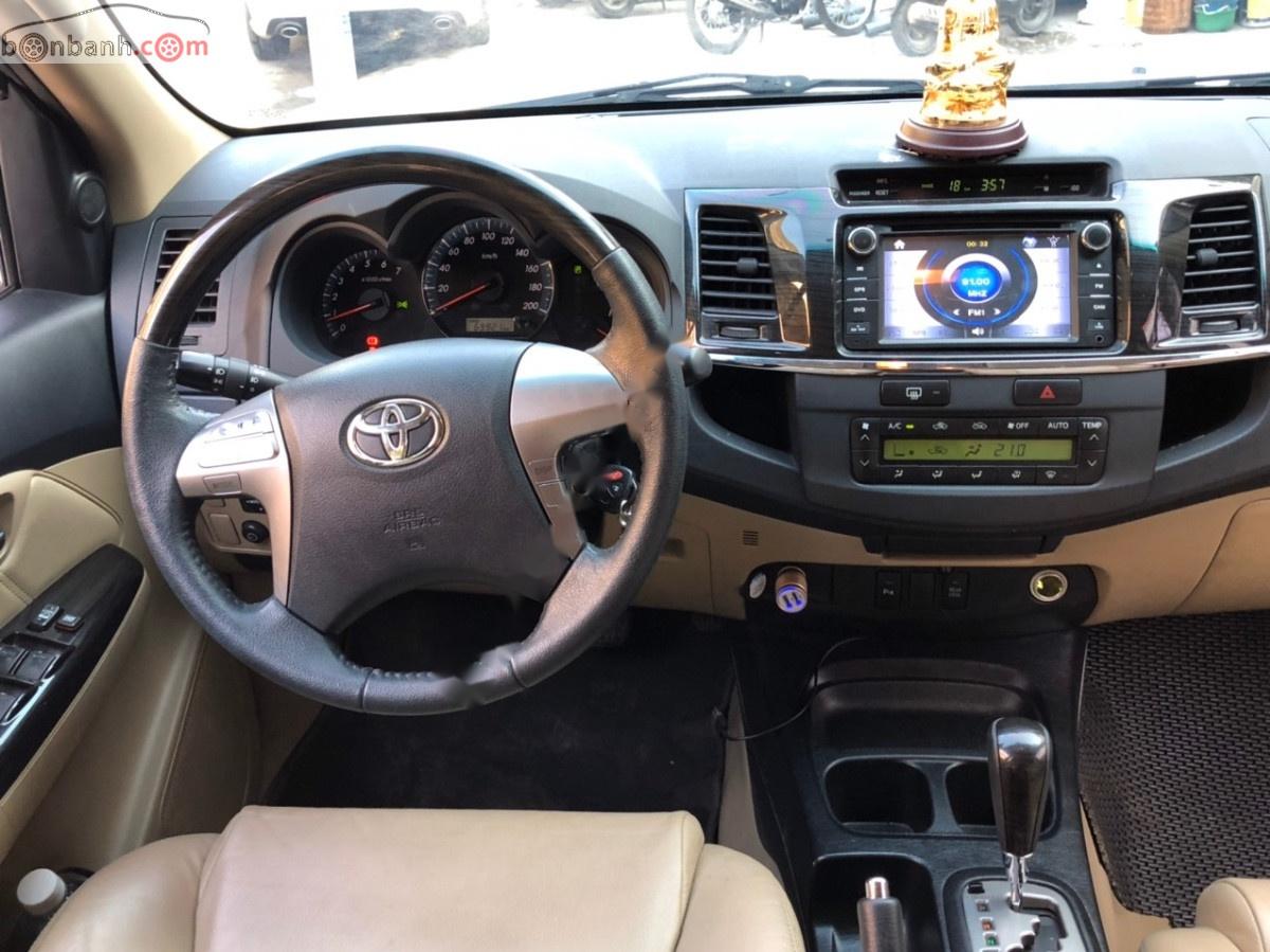 Toyota Fortuner 2015 - Cần bán Toyota Fortuner TRD Sportivo 4x2 AT 2015, màu trắng, giá 855tr