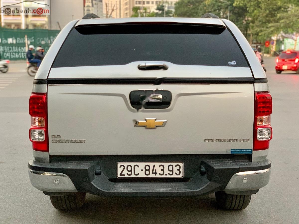 Chevrolet Colorado 2017 - Bán Chevrolet Colorado LTZ 2.8L 4x4 AT sản xuất 2017, màu bạc, nhập khẩu, giá tốt