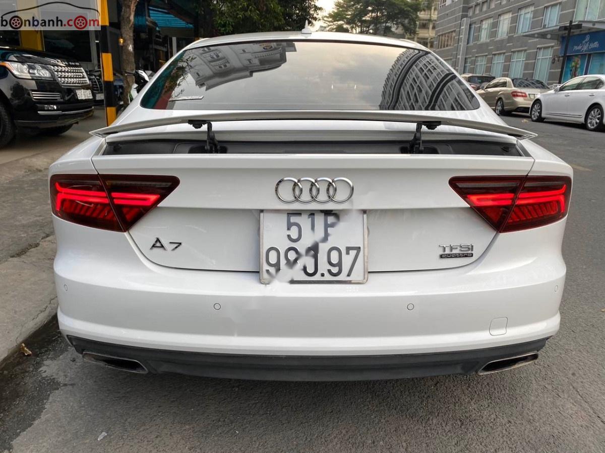 Audi A7 3.0 TFSI 2016 - Bán Audi A7 3.0 TFSI 2016, màu trắng, nhập khẩu còn mới