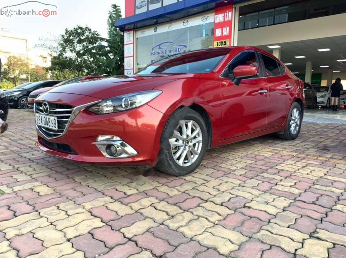 Mazda 3   2016 - Cần bán xe Mazda 3 1.5 AT đời 2016, màu đỏ, chính chủ