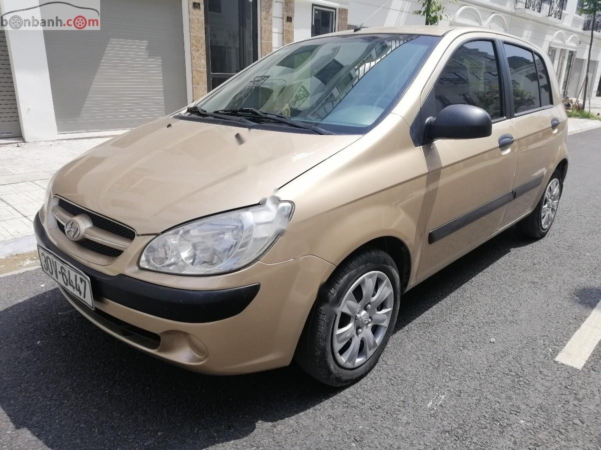 Hyundai Getz 2007 - Bán xe Hyundai Getz 2007, màu vàng, nhập khẩu nguyên chiếc chính hãng