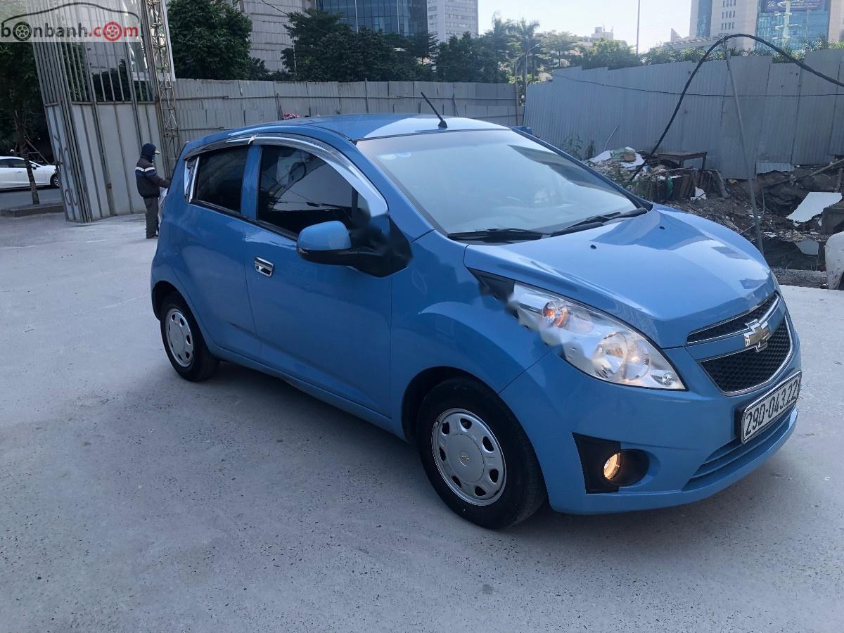 Chevrolet Spark   2011 - Bán Chevrolet Spark Van 1.0 AT đời 2011, màu xanh lam, nhập khẩu 