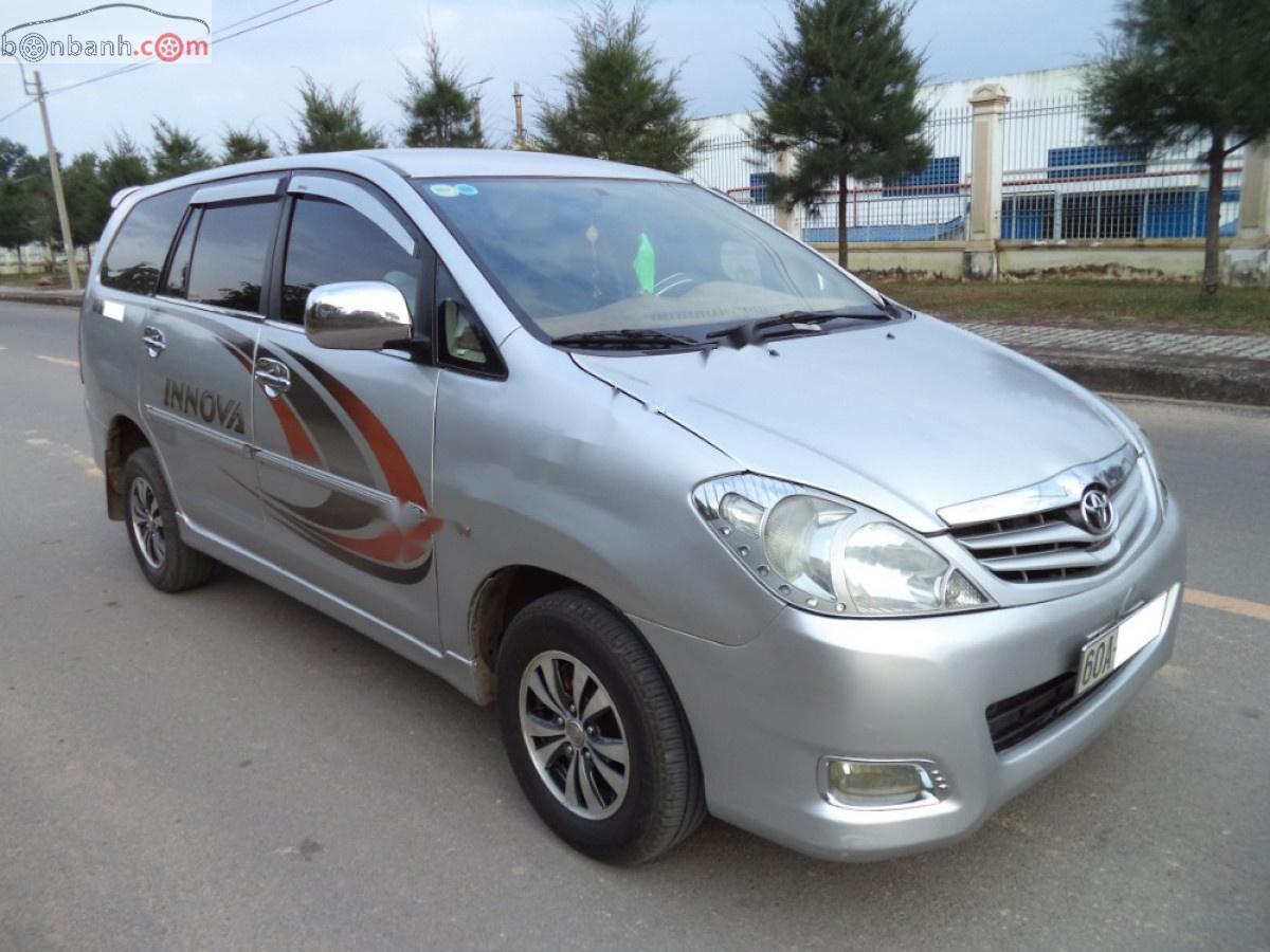 Toyota Innova 2008 - Cần bán lại xe Toyota Innova 2008, màu bạc còn mới