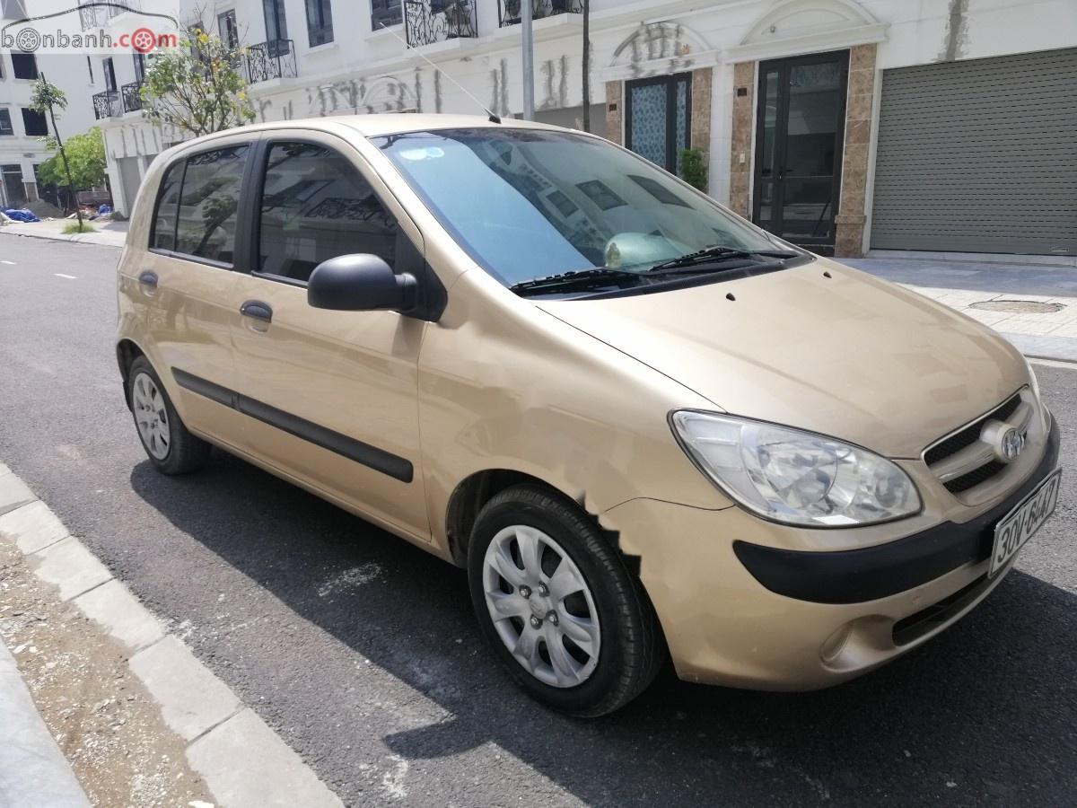 Hyundai Getz 2007 - Bán xe Hyundai Getz 2007, màu vàng, nhập khẩu nguyên chiếc chính hãng