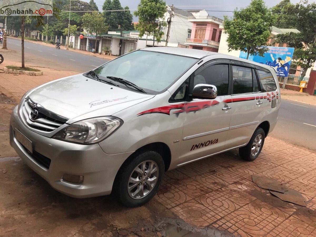 Toyota Innova   2008 - Bán Toyota Innova G sản xuất năm 2008, màu bạc số tự động