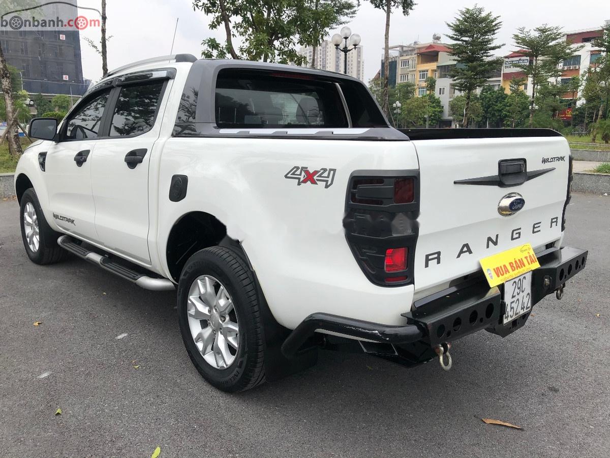 Ford Ranger 2014 - Cần bán lại xe Ford Ranger Wildtrak 3.2L 4x4 AT đời 2014, màu trắng, nhập khẩu chính hãng