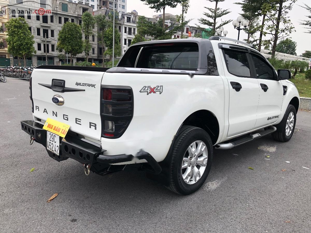 Ford Ranger 2014 - Cần bán lại xe Ford Ranger Wildtrak 3.2L 4x4 AT đời 2014, màu trắng, nhập khẩu chính hãng