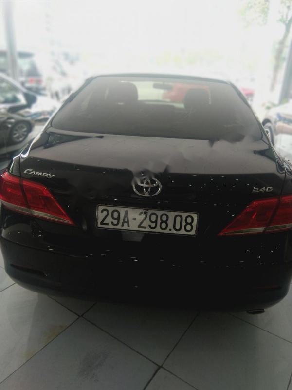 Toyota Camry 2011 - Bán xe Toyota Camry 2.4G đời 2011, màu đen chính chủ