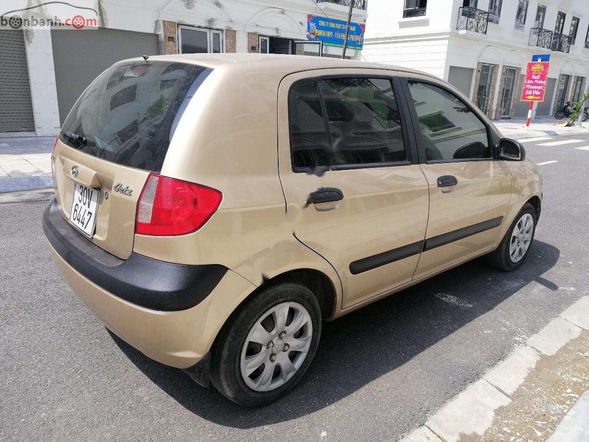 Hyundai Getz 2007 - Bán xe Hyundai Getz 2007, màu vàng, nhập khẩu nguyên chiếc chính hãng