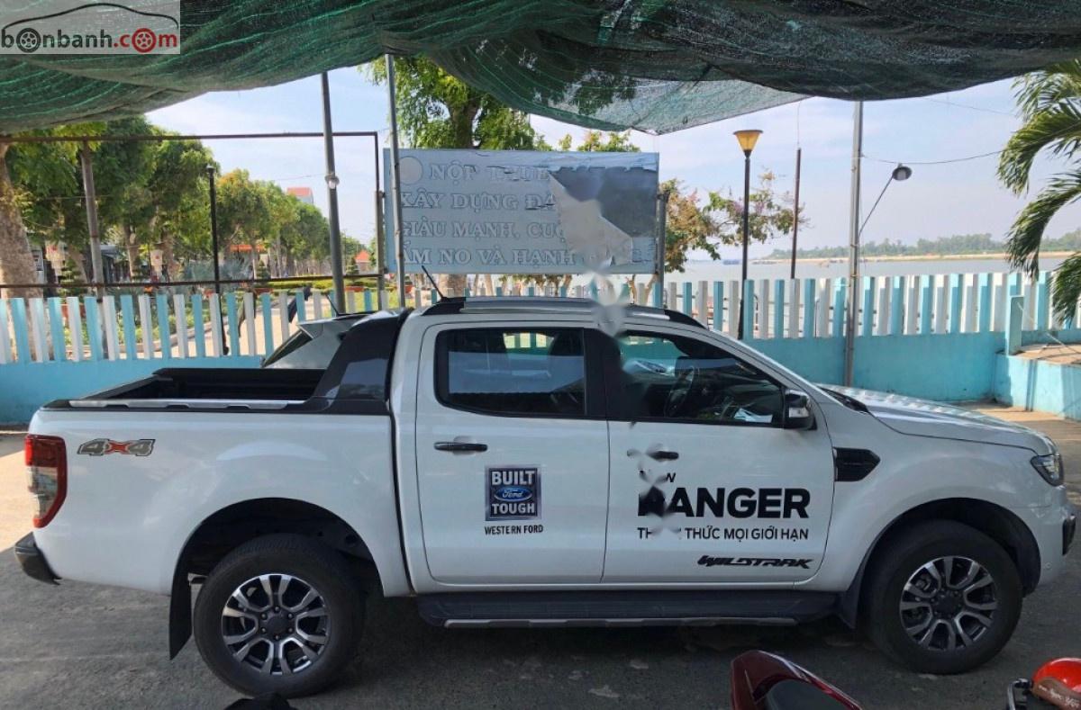 Ford Ranger   2018 - Bán Ford Ranger Wildtrak 2.0L 4x4 AT 2018, màu trắng, nhập khẩu  