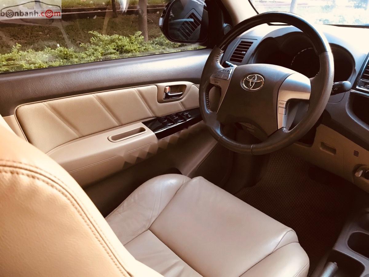 Toyota Fortuner   2013 - Bán Toyota Fortuner 2.7V đời 2013, màu đen, giá tốt