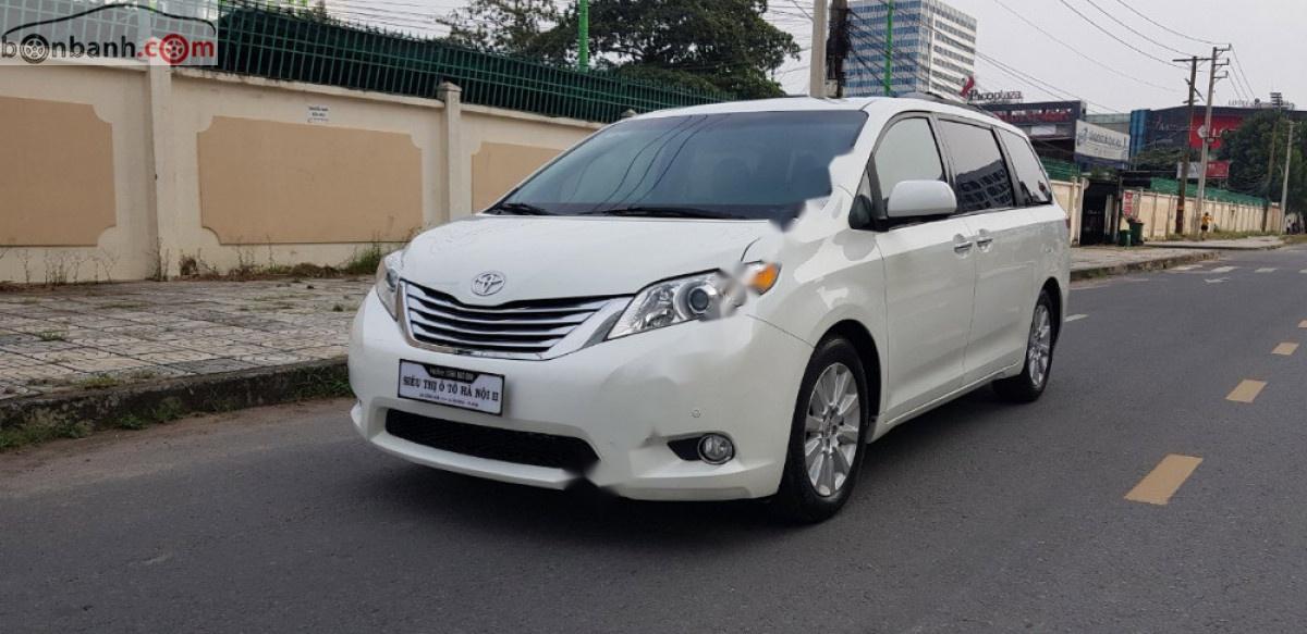 Toyota Sienna   2012 - Bán xe Toyota Sienna Limited 3.5 2012, màu trắng, xe nhập