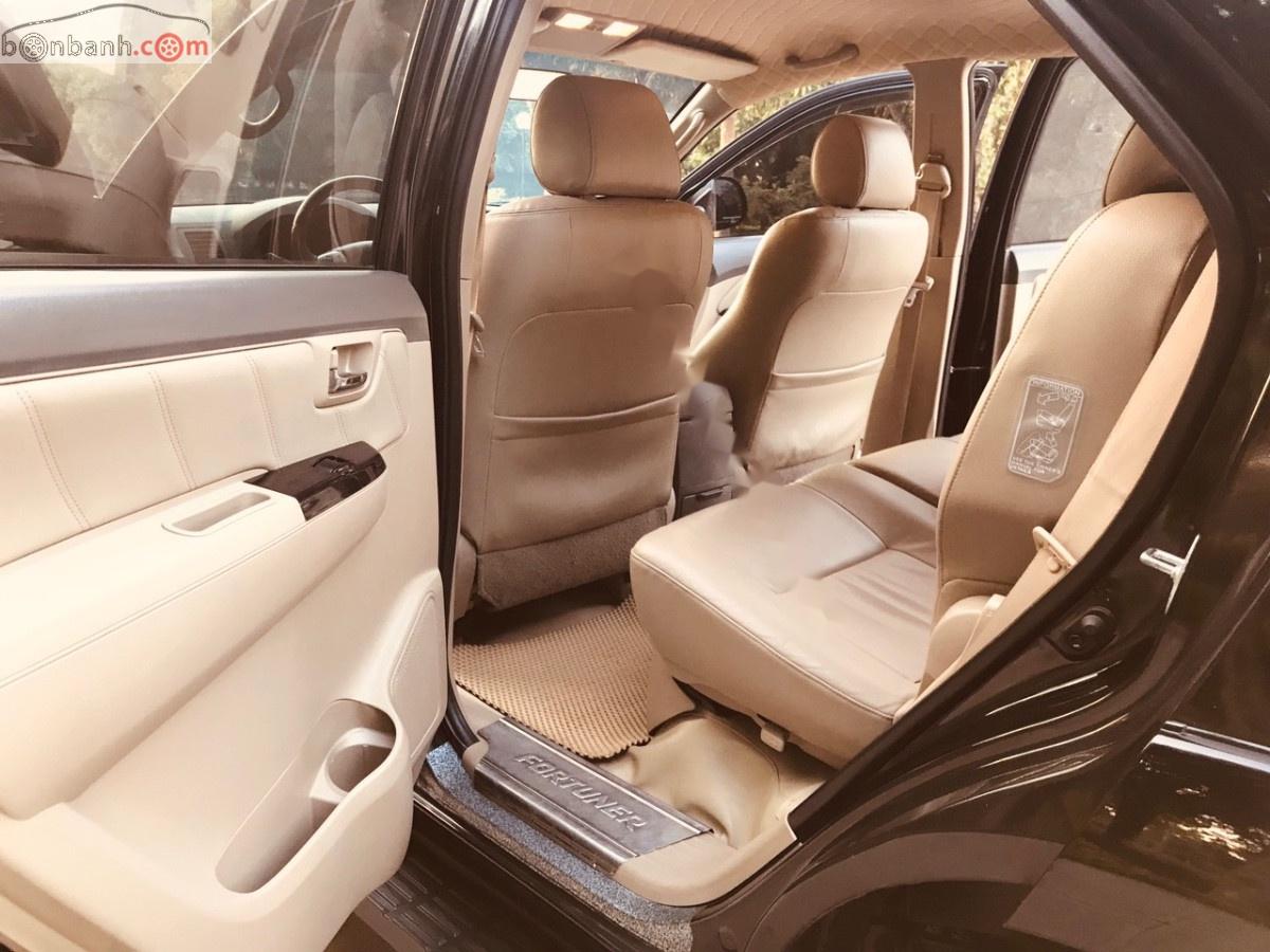 Toyota Fortuner   2013 - Bán Toyota Fortuner 2.7V đời 2013, màu đen, giá tốt