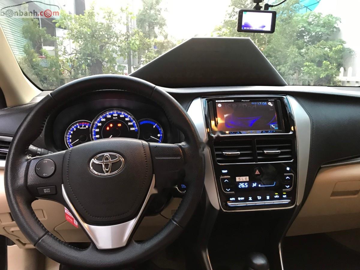 Toyota Vios 2018 - Cần bán gấp Toyota Vios 1.5G AT đời 2019, màu đen số tự động, giá 575tr