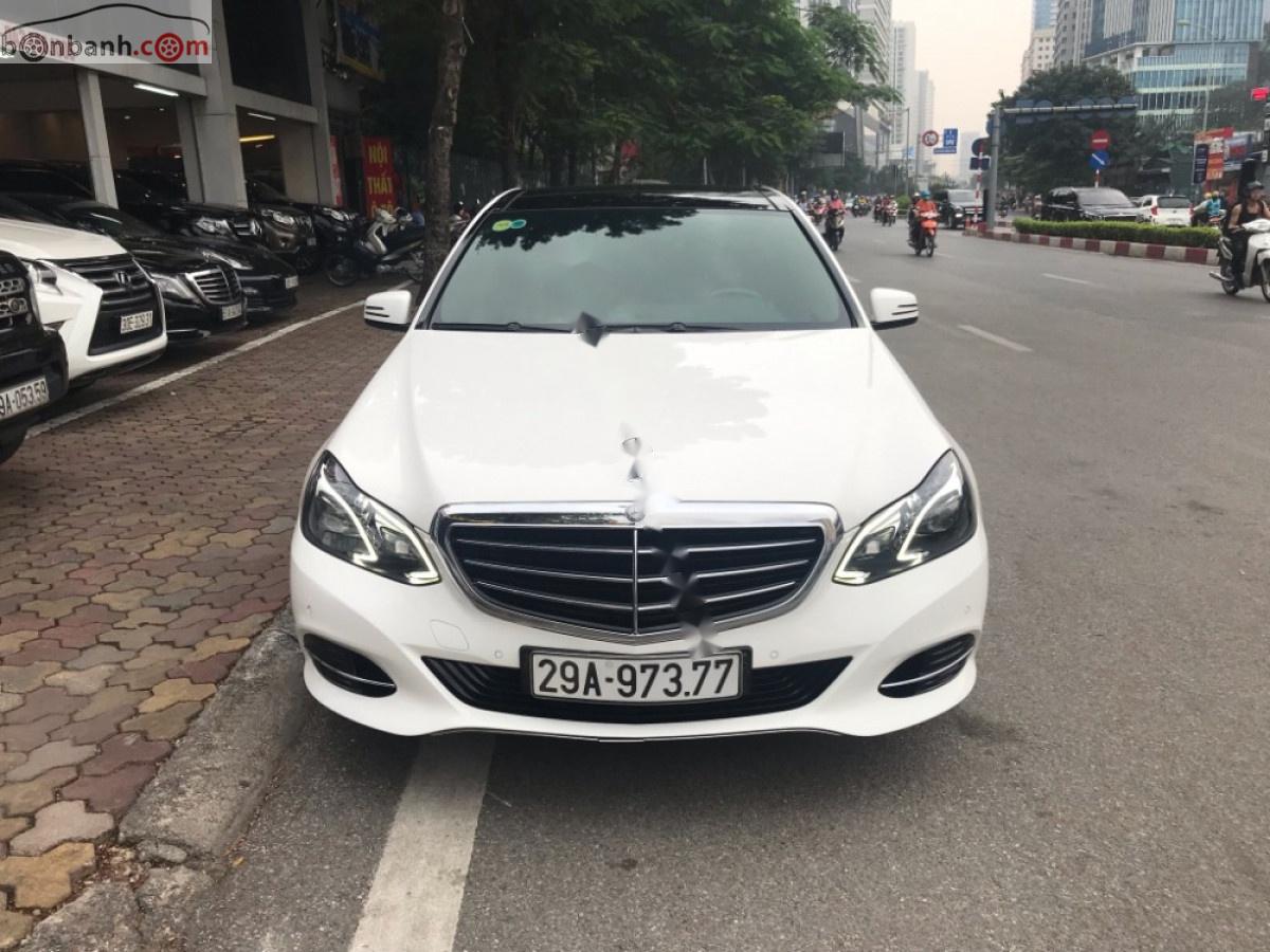 Mercedes-Benz E class 2014 - Cần bán lại xe Mercedes E400 năm 2014, màu trắng