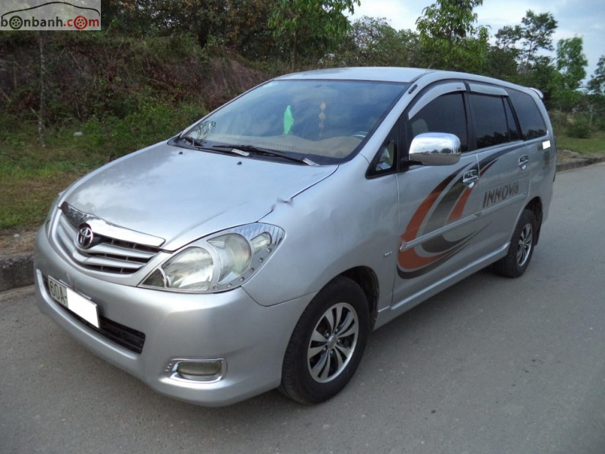 Toyota Innova 2008 - Cần bán lại xe Toyota Innova 2008, màu bạc còn mới