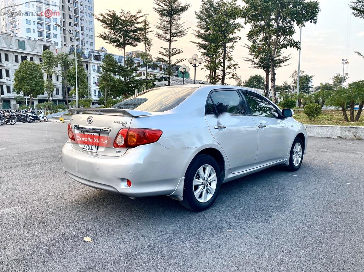 Toyota Corolla   2008 - Cần bán lại xe Toyota Corolla XLi 1.8 AT năm 2008, màu bạc, nhập khẩu