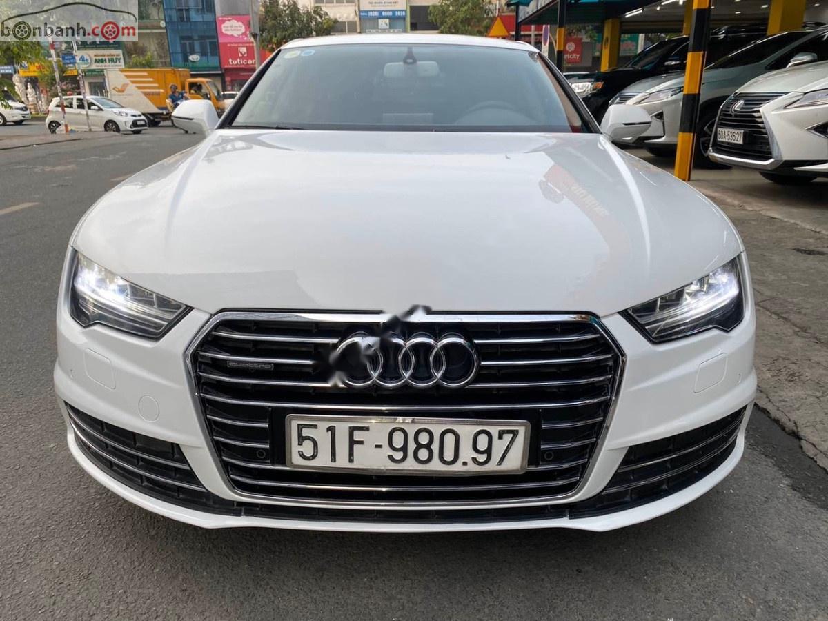 Audi A7 3.0 TFSI 2016 - Bán Audi A7 3.0 TFSI 2016, màu trắng, nhập khẩu còn mới