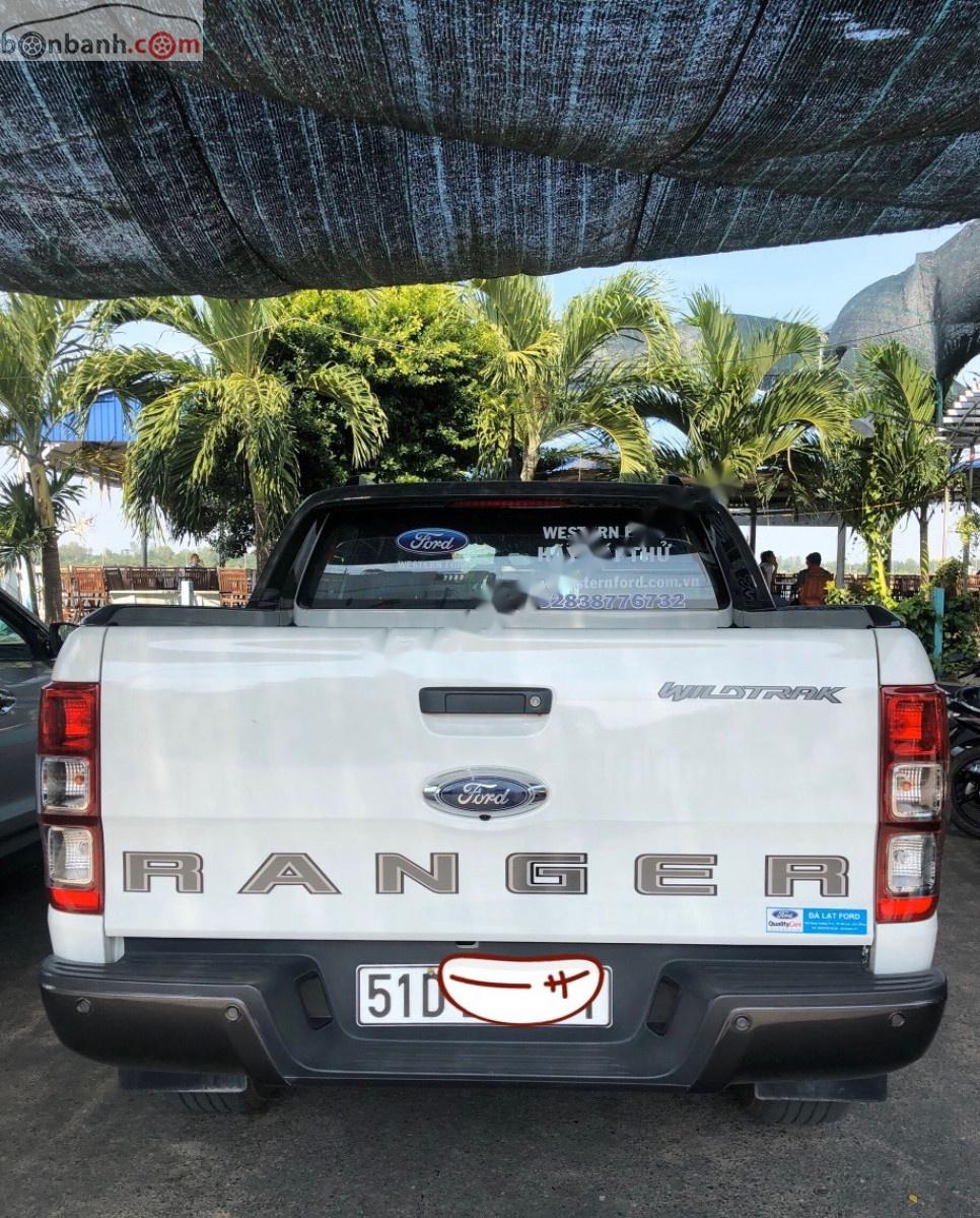 Ford Ranger   2018 - Bán Ford Ranger Wildtrak 2.0L 4x4 AT 2018, màu trắng, nhập khẩu  
