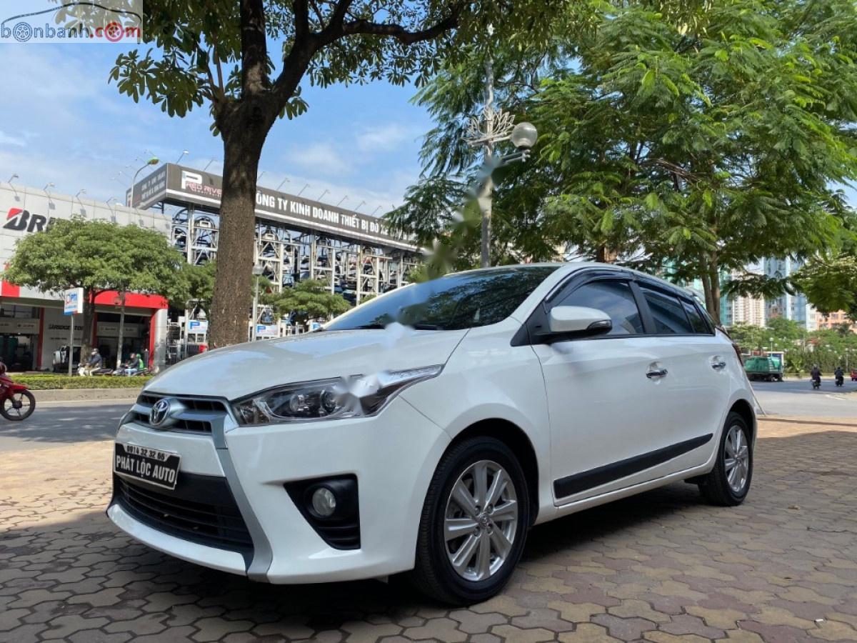 Toyota Yaris 2017 - Bán xe Toyota Yaris 1.5G năm sản xuất 2017, màu trắng, nhập khẩu chính hãng