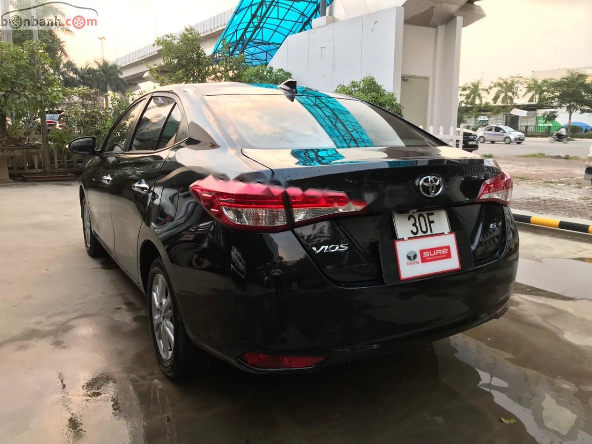 Toyota Vios 2018 - Cần bán gấp Toyota Vios 1.5G AT đời 2019, màu đen số tự động, giá 575tr