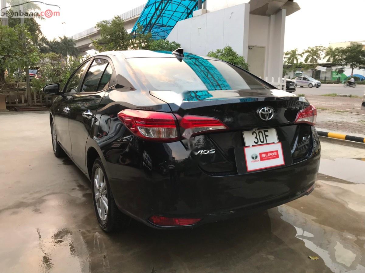 Toyota Vios 2018 - Cần bán gấp Toyota Vios 1.5G AT đời 2019, màu đen số tự động, giá 575tr