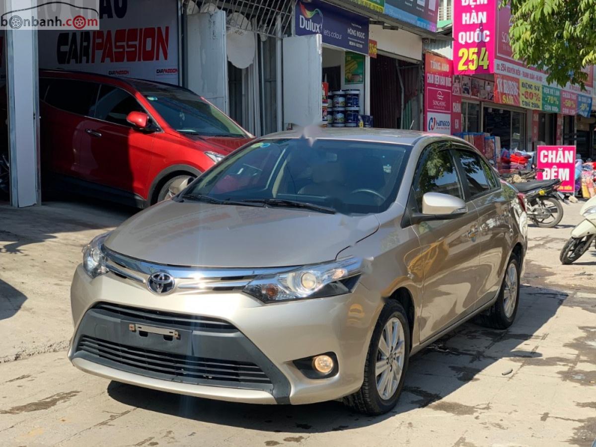 Toyota Vios 2017 - Bán Toyota Vios G sản xuất 2017, màu vàng số tự động, giá chỉ 508 triệu