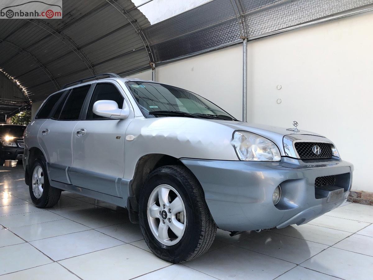 Hyundai Santa Fe Gold 2005 - Cần bán Hyundai Santa Fe Gold đời 2005, màu bạc, nhập khẩu nguyên chiếc