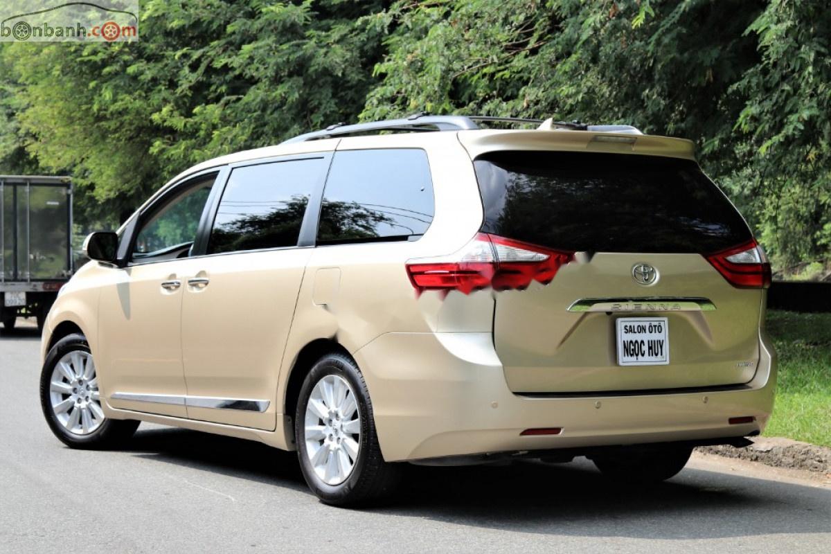 Toyota Sienna Limited 3.5 2013 - Bán Toyota Sienna Limited 3.5 đời 2013, màu vàng, xe nhập