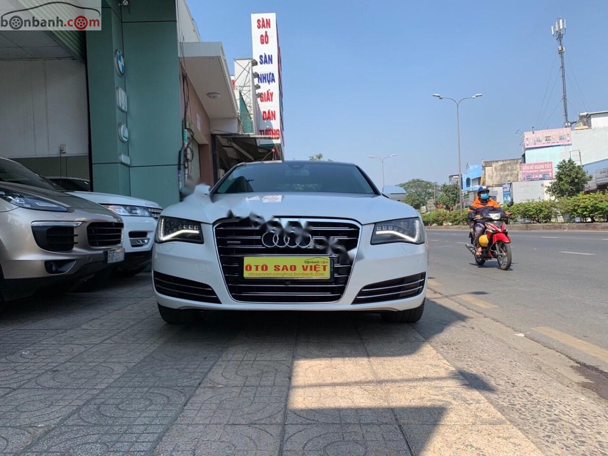 Audi A8  L 3.0 2011 - Cần bán Audi A8 L 3.0 2011, màu trắng, xe nhập, giá tốt