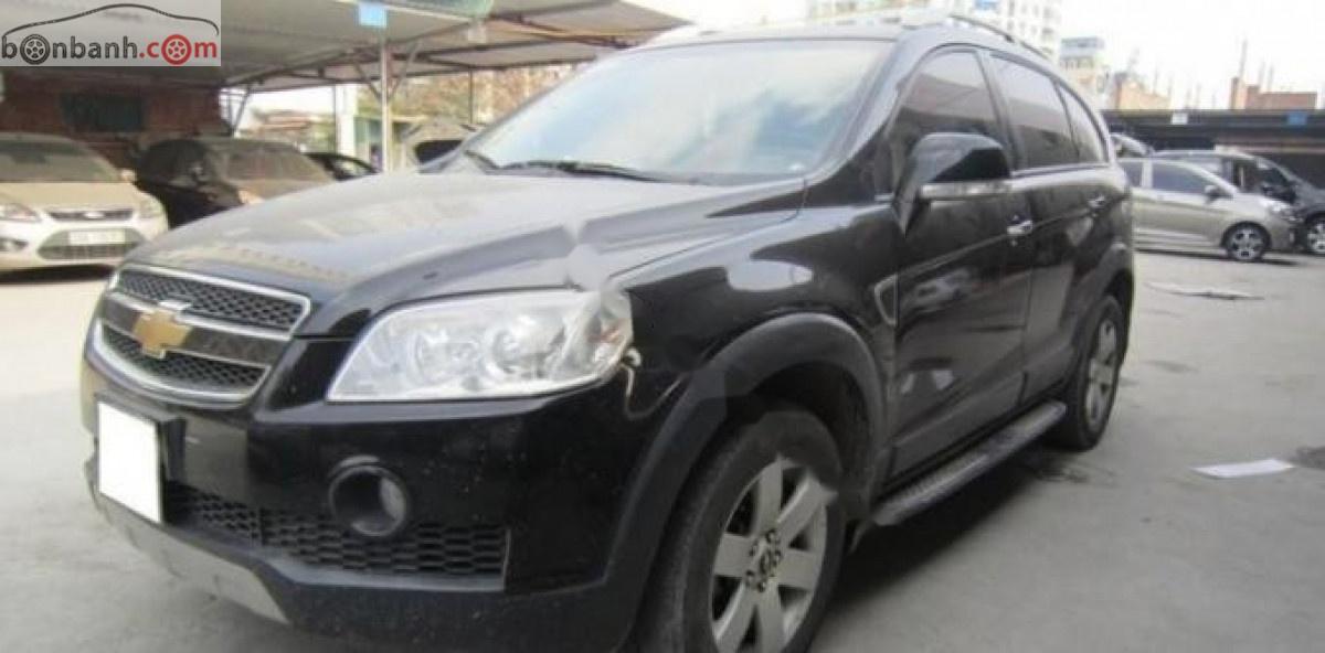 Chevrolet Captiva LTZ 2.4 AT 2008 - Cần bán lại xe Chevrolet Captiva LTZ 2.4 AT năm sản xuất 2008, màu đen chính chủ