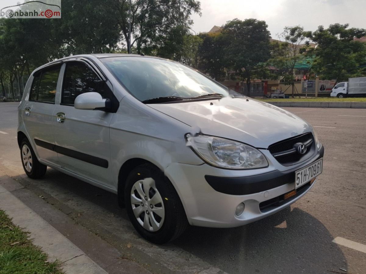 Hyundai Getz 2010 - Bán xe Hyundai Getz 2010, màu bạc, nhập khẩu