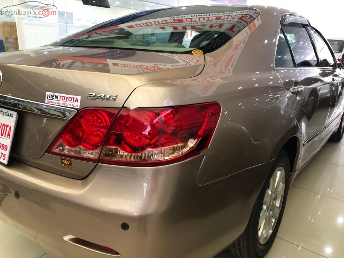 Toyota Camry 2.4G 2007 - Bán xe Toyota Camry 2.4G đời 2007, màu nâu như mới