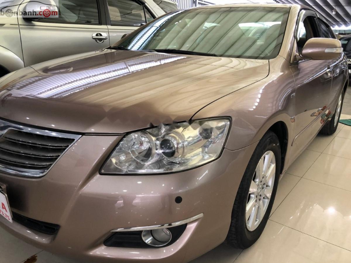 Toyota Camry 2.4G 2007 - Bán xe Toyota Camry 2.4G đời 2007, màu nâu như mới