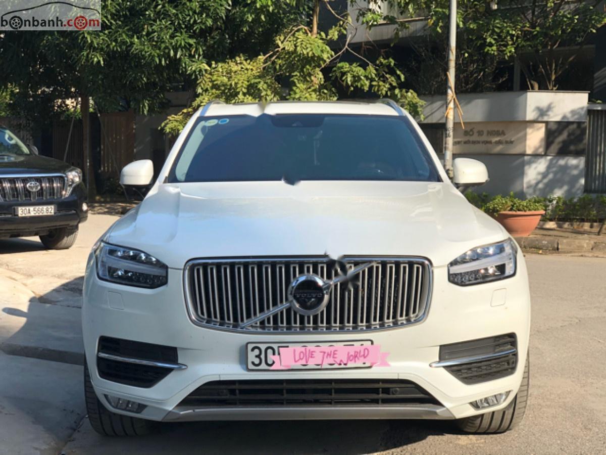 Volvo XC90 2017 - Bán Volvo XC90 T6 Inscription đời 2017, màu trắng, nhập khẩu chính hãng