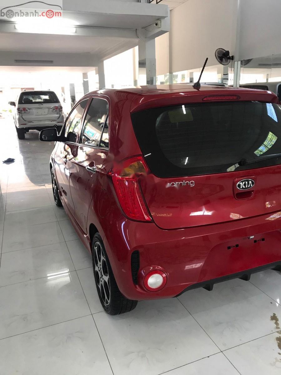 Kia Morning 2015 - Cần bán lại xe Kia Morning Si đời 2015, màu đỏ số sàn, 280 triệu xe còn mới lắm