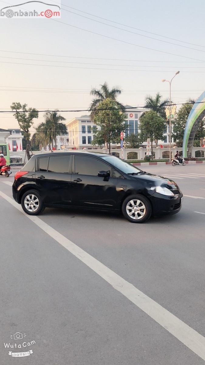 Nissan Tiida 2007 - Cần bán lại xe Nissan Tiida 2007, màu đen, nhập khẩu chính hãng