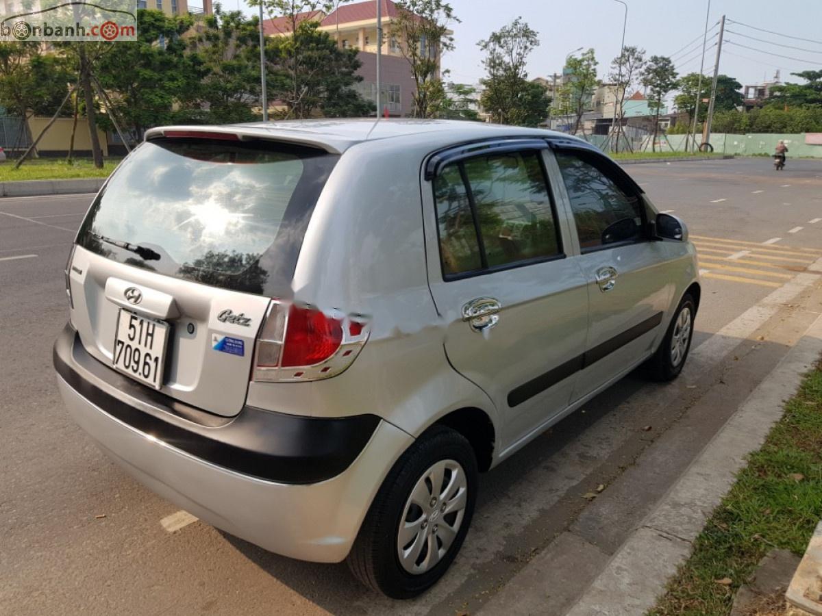 Hyundai Getz 2010 - Bán xe Hyundai Getz 2010, màu bạc, nhập khẩu