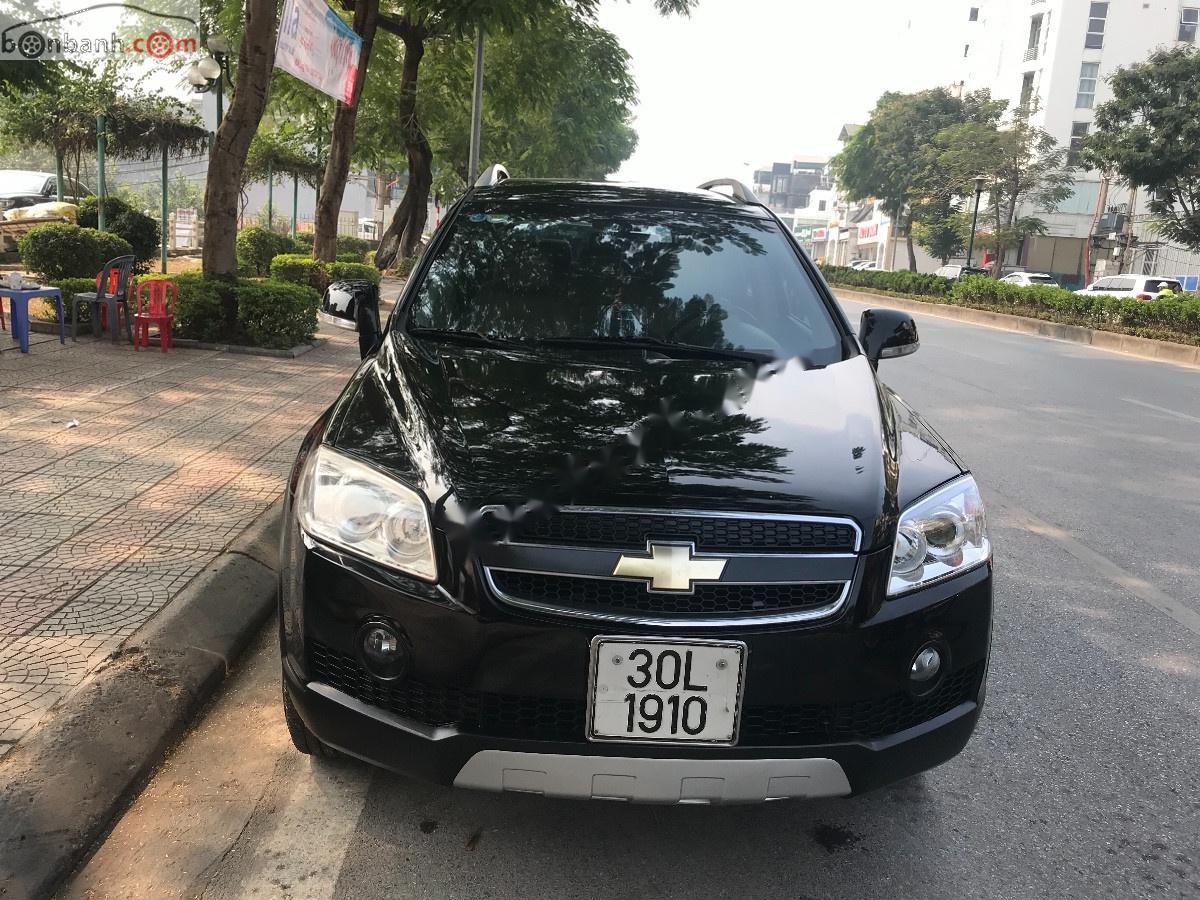 Chevrolet Captiva LTZ 2.4 AT 2008 - Cần bán xe Chevrolet Captiva LTZ 2.4 AT đời 2008, màu đen